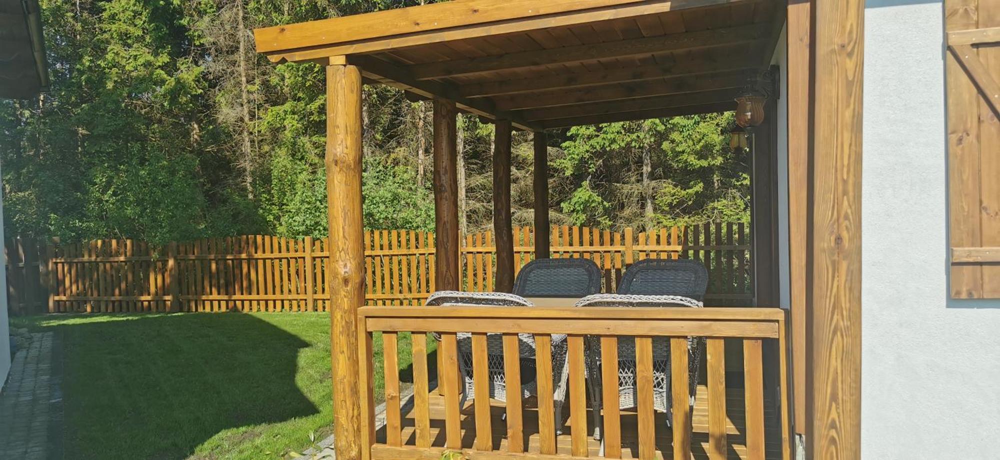 Ferienhaus Zagroda Pod Gontem Kopalino
